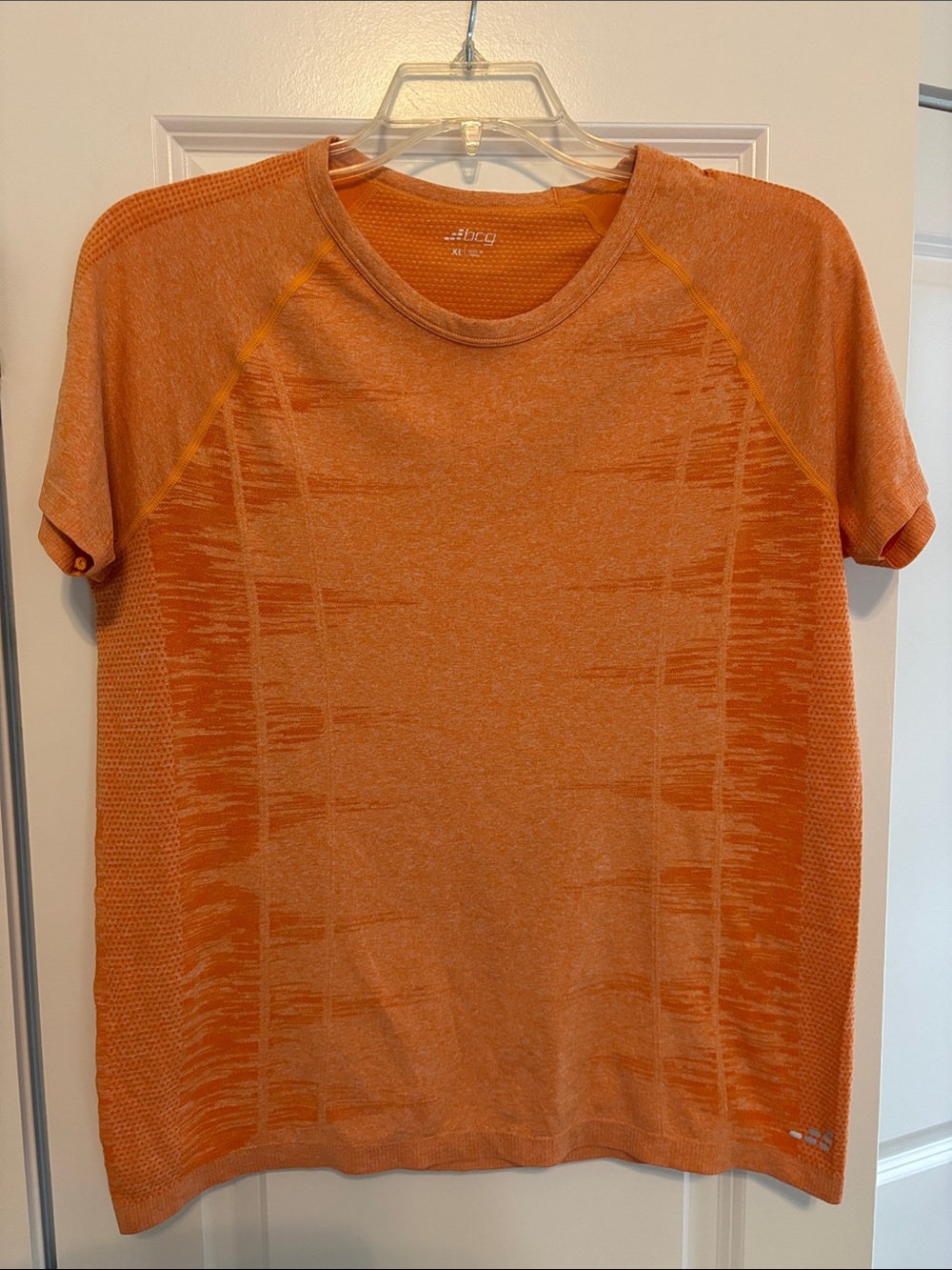 BCG Orange Short-Sleeve Seamless Active Tee